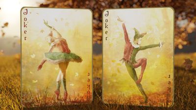 Entwined V2 Fall Rose Playing Cards - Image 6
