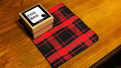 EGG BAG RED PLAID by Bacon Magic - Image 2
