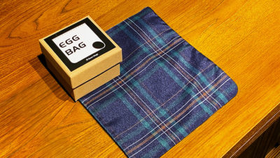 EGG BAG BLUE PLAID by Bacon Magic - Image 2