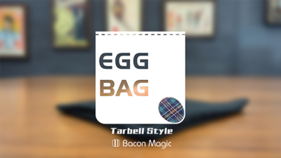 EGG BAG BLUE PLAID by Bacon Magic - Image 3