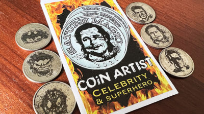COiN ARTIST Quarter Super Hero/Celebrity, 6 coins per pack by Mark Traversoni and iNFiNiTi - Image 2