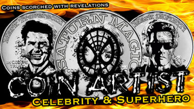 COiN ARTIST Quarter Super Hero/Celebrity, 6 coins per pack by Mark Traversoni and iNFiNiTi