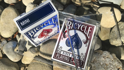 Bicycle Rider Back Mini Limited Edition, 2 Pack With Foil Tucks In Carat Case by US Card Magic Co - Image 4