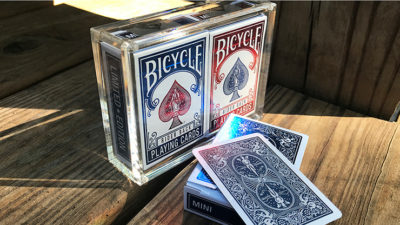Bicycle Rider Back Mini Limited Edition, 2 Pack With Foil Tucks In Carat Case by US Card Magic Co - Image 5