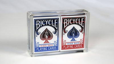Bicycle Rider Back Mini Limited Edition, 2 Pack With Foil Tucks In Carat Case by US Card Magic Co