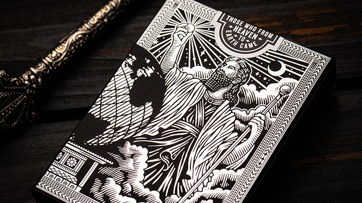 The Great Creator: Sky, Silver Foil Edition Playing Cards by Riffle Shuffle - Image 2