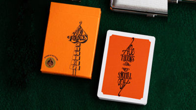 ACE FULTON'S 10 YEAR ANNIVERSARY SUNSET ORANGE PLAYING CARDS - Image 5