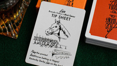 ACE FULTON'S 10 YEAR ANNIVERSARY SUNSET ORANGE PLAYING CARDS - Image 6