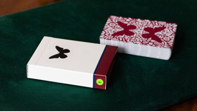 Oneway Butterfly Playing Cards Version 2, Red by Ondrej Psenicka