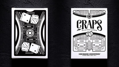 Craps Playing Cards, Gimmicks and Online Instructions by Mechanic Industries