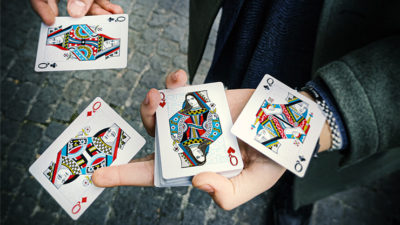 Oxalis, Teal Edition Playing Cards - Image 4