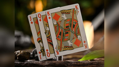 Notorious Gambling Frog, Orange Playing Cards by Stockholm17 - Image 4