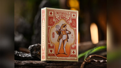 Notorious Gambling Frog, Orange Playing Cards by Stockholm17