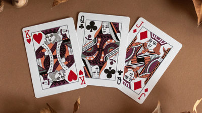 Butterfly Seasons Marked Playing Cards, Fall by Ondrej Psenicka - Image 4