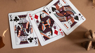 Butterfly Seasons Marked Playing Cards, Fall by Ondrej Psenicka - Image 5