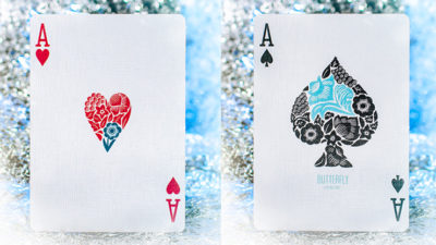 Butterfly Seasons Marked Playing Cards, Winter by Ondrej Psenicka - Image 5