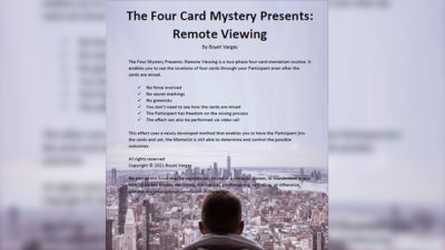 TFCM Presents - Remote Viewing by Boyet Vargas eBook (Download)