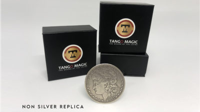 Replica Morgan Steel Coin, Gimmicks and Online Instructions by Tango Magic
