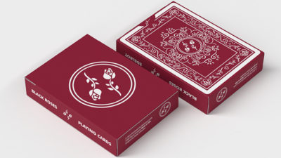 Black Roses Edelrot Playing Cards, Fully Marked