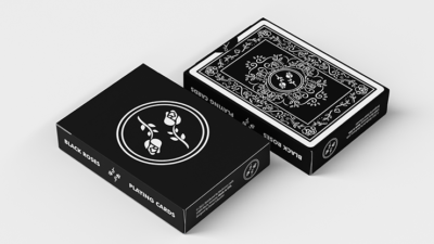 Black Roses Playing Cards, Fully Marked