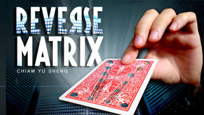 REVERSE MATRIX RED, Gimmicks and Online Instructions by Chiam Yu Sheng