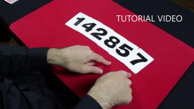 Bicycle Special NUMBERS Red Playing Cards, plus 11 Online Effects - Image 3