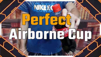 Perfect Airborne Glass & Acrylic cup, Coke by Tejinaya Magic