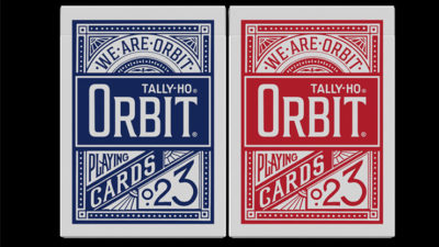 Orbit Tally Ho Circle Back, Red Playing Cards