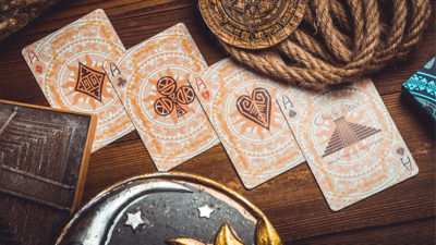 Maya 2 Deck set, Moon and Sun Playing Cards - Image 3
