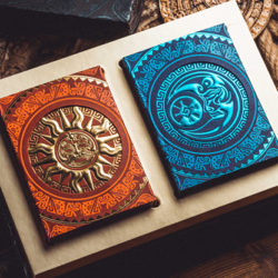 Maya 2 Deck set, Moon and Sun Playing Cards