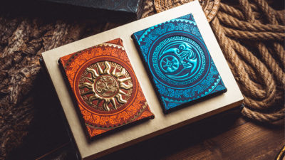 Maya 2 Deck set, Moon and Sun Playing Cards