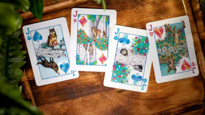 Red Fox Enchanted Puzzle Playing Cards - Image 3