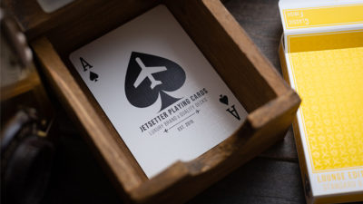 Lounge Edition in Taxiway Yellow by Jetsetter Playing Cards - Image 3