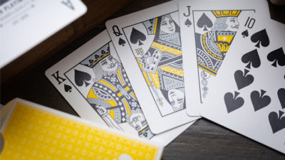 Lounge Edition in Taxiway Yellow by Jetsetter Playing Cards - Image 4