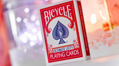 Bicycle Ultimate Lefty Deck Red, Gimmicks and Online Instructions