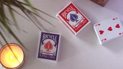 Bicycle 4 Index Blue, Gimmicks and Online Instructions