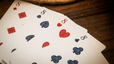 Babylon, Cerulean Blue Playing Cards by Riffle Shuffle - Image 4
