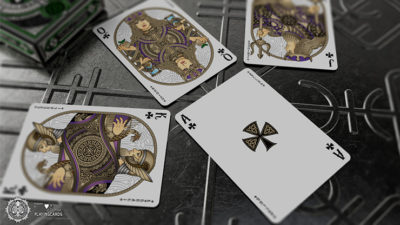 Valhalla Viking Emerald, Standard Playing Cards - Image 3