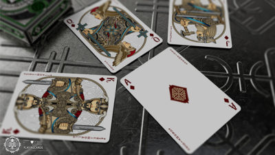 Valhalla Viking Emerald, Standard Playing Cards - Image 4