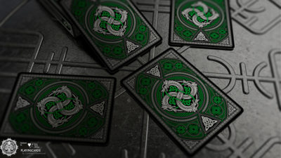 Valhalla Viking Emerald, Standard Playing Cards - Image 6