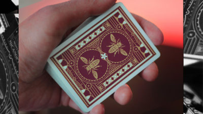 Montauk Hotel Burgundy Playing Cards by Gemini - Image 2