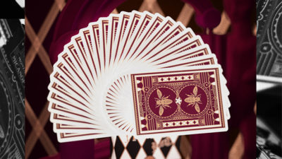 Montauk Hotel Burgundy Playing Cards by Gemini - Image 3