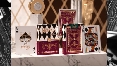Montauk Hotel Burgundy Playing Cards by Gemini - Image 5