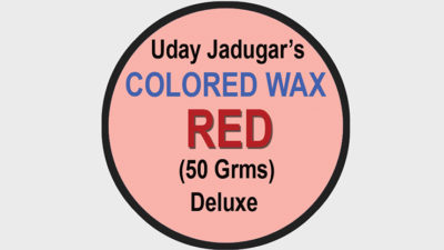 COLORED WAX, Red 50grms. Wit by Uday Jadugar