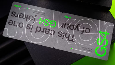 Grid Series Four- Typographic Playing Cards - Image 6