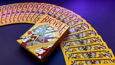 Bicycle Wukong Rebellion, Yellow Playing Cards - Image 3