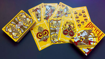 Bicycle Wukong Rebellion, Yellow Playing Cards - Image 5