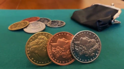 Follow the Silver Morgan Replica, Gimmicks and Online Instructions by Tango Magic - Image 2