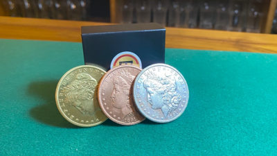 Follow the Silver Morgan Replica, Gimmicks and Online Instructions by Tango Magic - Image 3