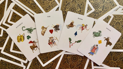 Gilded Astrological Hodges Playing Cards - Image 2